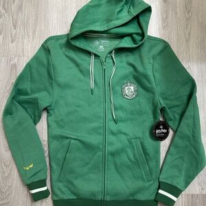 Warner Bros. Green Slytherin Full-Zip Hoodie